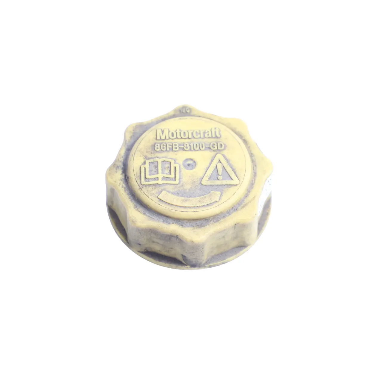 Ford Transit Connect Expansion Coolant Reservoir Cap Yellow 86FB-8100-GD