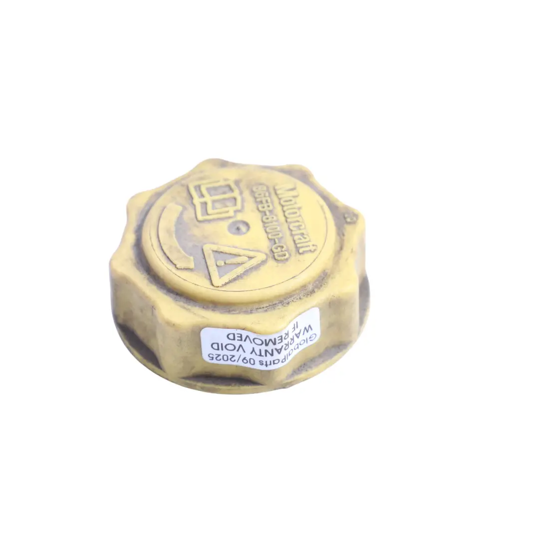 Expansion Coolant Reservoir Cap Yellow 86FB-8100-GD to Ford Transit Connect with Part number 7267969 Ford Transit Connect Expansion Coolant Reservoir Cap Yellow 86FB-8100-GD - SKU 7267969 - Part number 7267969