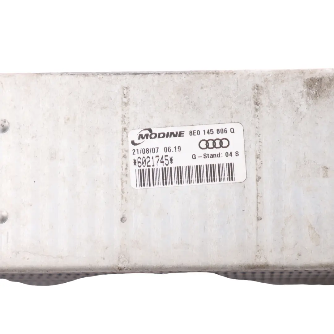 Refroidisseur Air Charge Intermédiaire Radiateur 3.0 TDI pour Audi A4 B7 à propos du numéro de pièce 8E0145806Q Audi A4 B7 Refroidisseur Air Charge Intermédiaire Radiateur 3.0 TDI - SKU 8E0145806Q - Numéro de pièce 8E0145806Q