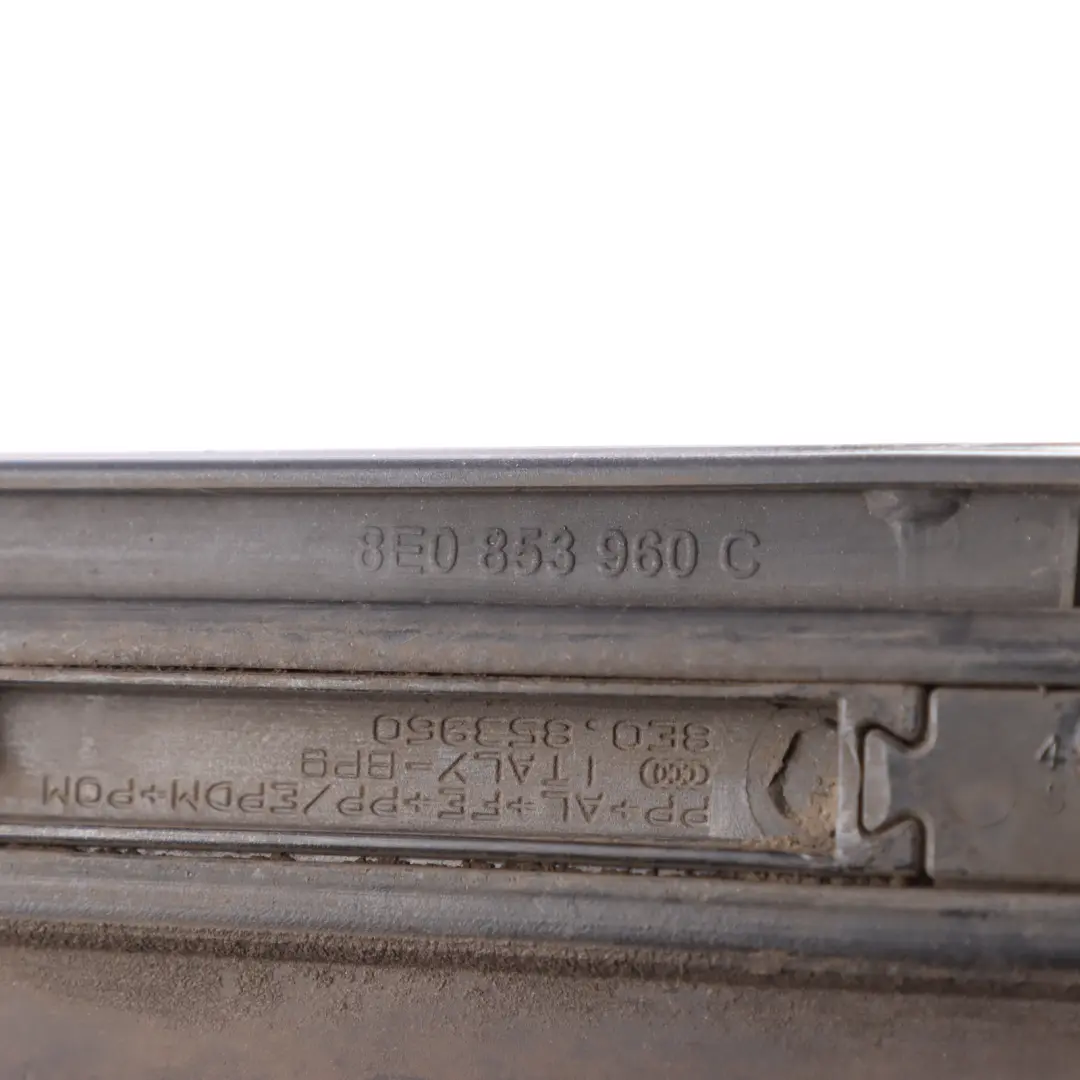 Audi A4 B7 8E Door Trim Moulding Front Right O/S Phantom Black - Z9Y - SKU 8E0853960C-PHB - Part number 8E0853960C