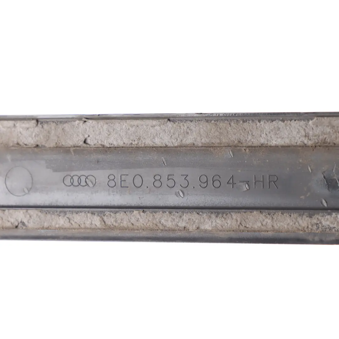 Audi A4 B7 Rear Door Strip S Line Moulding Right O/S Phantom Black Z9Y - SKU 8E0853964-PHB - Part number 8E0853964