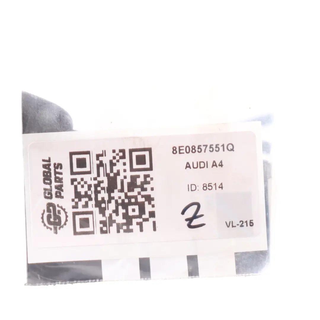 Sun Visor Cover Panel Trim Sunvisor Left N/S Soul Black to Audi A4 B7 with Part number 8E0857551Q Audi A4 B7 Sun Visor Cover Panel Trim Sunvisor Left N/S Soul Black - SKU 8E0857551Q - Part number 8E0857551Q