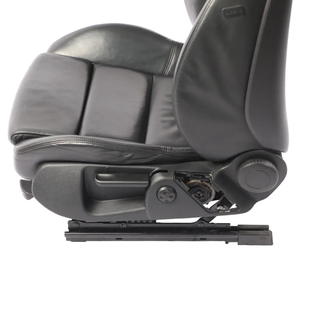 Audi A4 B7 S-Line Front Seat Sport Heated Valcona Leather Soul Black Left N/S - SKU 8E0881805AT-1 - Part number 8E0881805AT