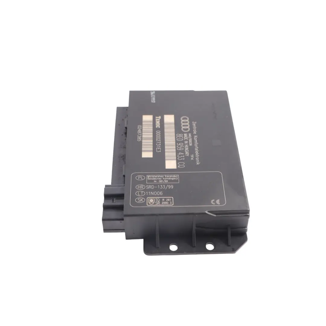 Body Comfort Control BCM Supply Module Unit ECU to Audi A4 B7 with Part number 8E0959433CQ Audi A4 B7 Body Comfort Control BCM Supply Module Unit ECU - SKU 8E0959433CQ - Part number 8E0959433CQ