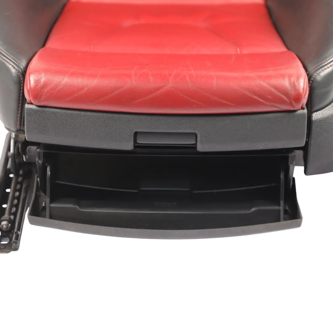 Audi S5 8T Cabrio Front Seat S-Line Heated Electric Leather Black Red Left N/S - SKU 8F0881805AR - Part number 8F0881805AR