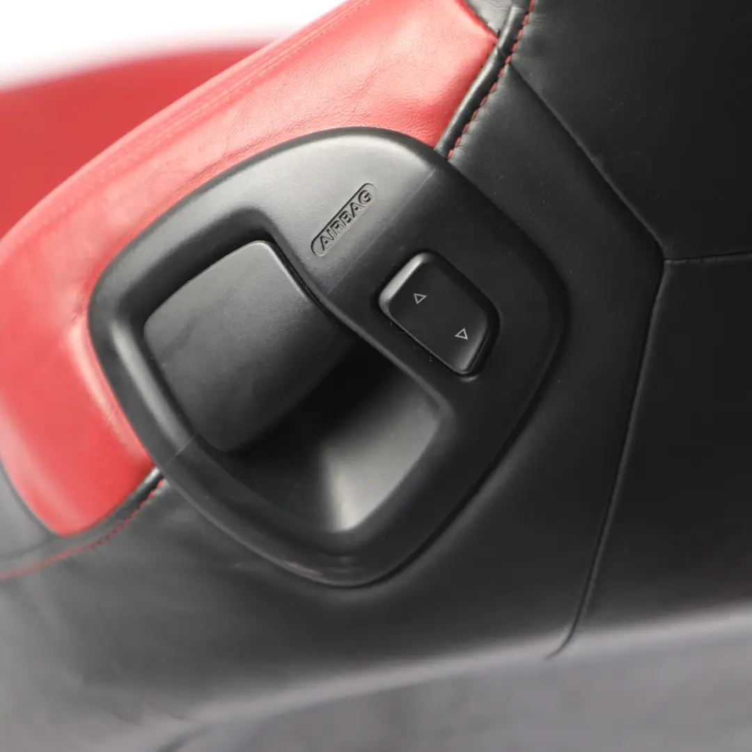 Audi S5 8T Cabrio Front Seat S-Line Heated Electric Leather Black Red Left N/S - SKU 8F0881805AR - Part number 8F0881805AR