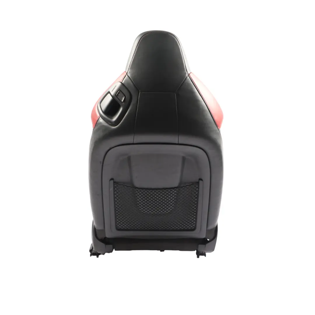 Front Seat S-Line Heated Electric Leather Black Red Left N/S to Audi S5 8T Cabrio with Part number 8F0881805AR Audi S5 8T Cabrio Front Seat S-Line Heated Electric Leather Black Red Left N/S - SKU 8F0881805AR - Part number 8F0881805AR