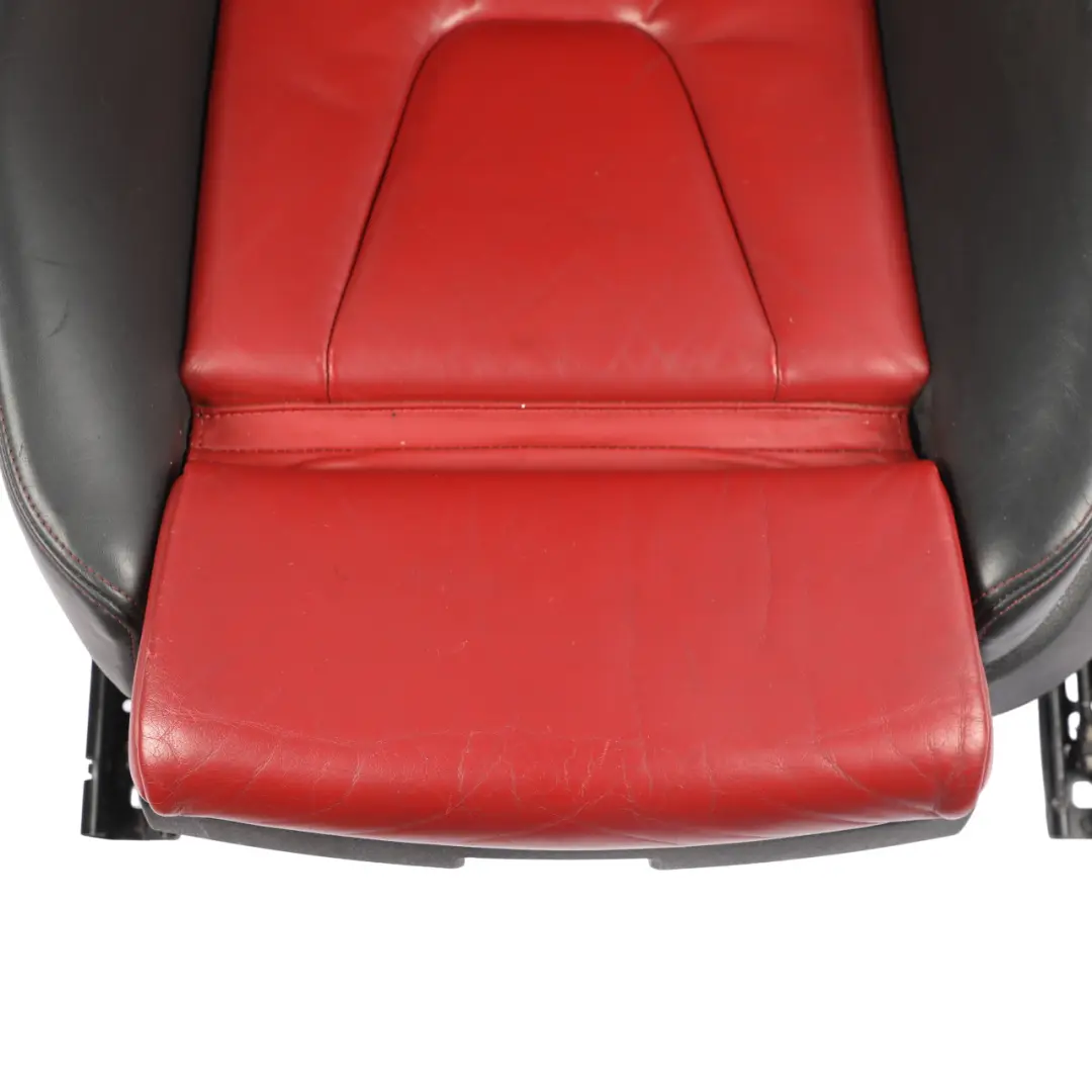 Front Seat S-Line Heated Electric Leather Black Red Left N/S to Audi S5 8T Cabrio with Part number 8F0881805AR Audi S5 8T Cabrio Front Seat S-Line Heated Electric Leather Black Red Left N/S - SKU 8F0881805AR - Part number 8F0881805AR