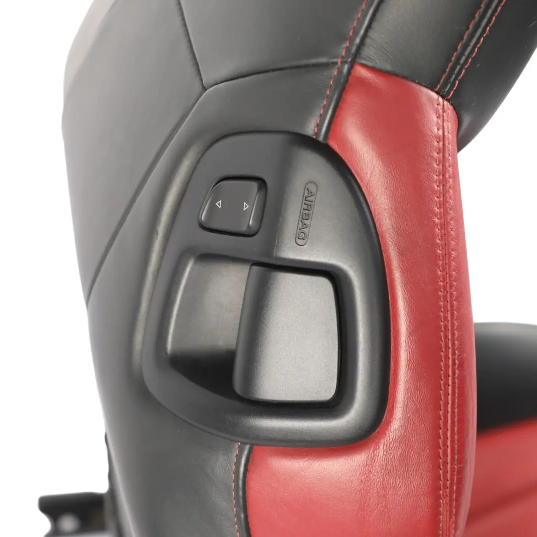 Front Seat S-Line Heated Electric Leather Black Red Right O/S to Audi S5 8T Cabrio with Part number 8F0881806AR Audi S5 8T Cabrio Front Seat S-Line Heated Electric Leather Black Red Right O/S - SKU 8F0881806AR - Part number 8F0881806AR