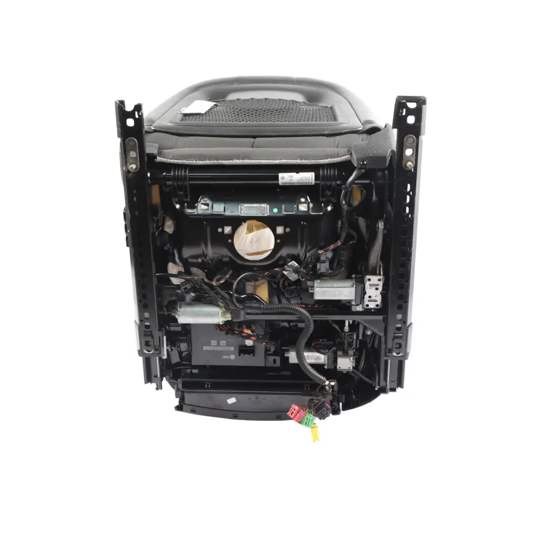 Front Seat S-Line Heated Electric Leather Black Red Right O/S to Audi S5 8T Cabrio with Part number 8F0881806AR Audi S5 8T Cabrio Front Seat S-Line Heated Electric Leather Black Red Right O/S - SKU 8F0881806AR - Part number 8F0881806AR