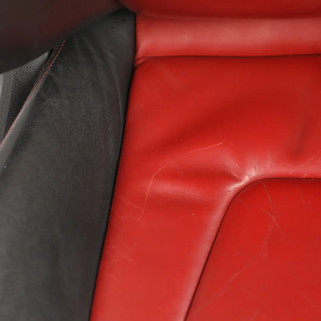 Audi S5 8T Cabrio Front Seat S-Line Heated Electric Leather Black Red Right O/S - SKU 8F0881806AR - Part number 8F0881806AR