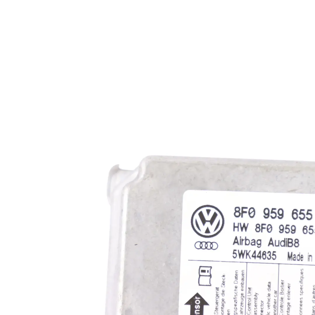 8F Air Module Control Unit ECU Crash Control to Audi A5 with Part number 8F0959655D Audi A5 8F Air Module Control Unit ECU Crash Control - SKU 8F0959655D - Part number 8F0959655D