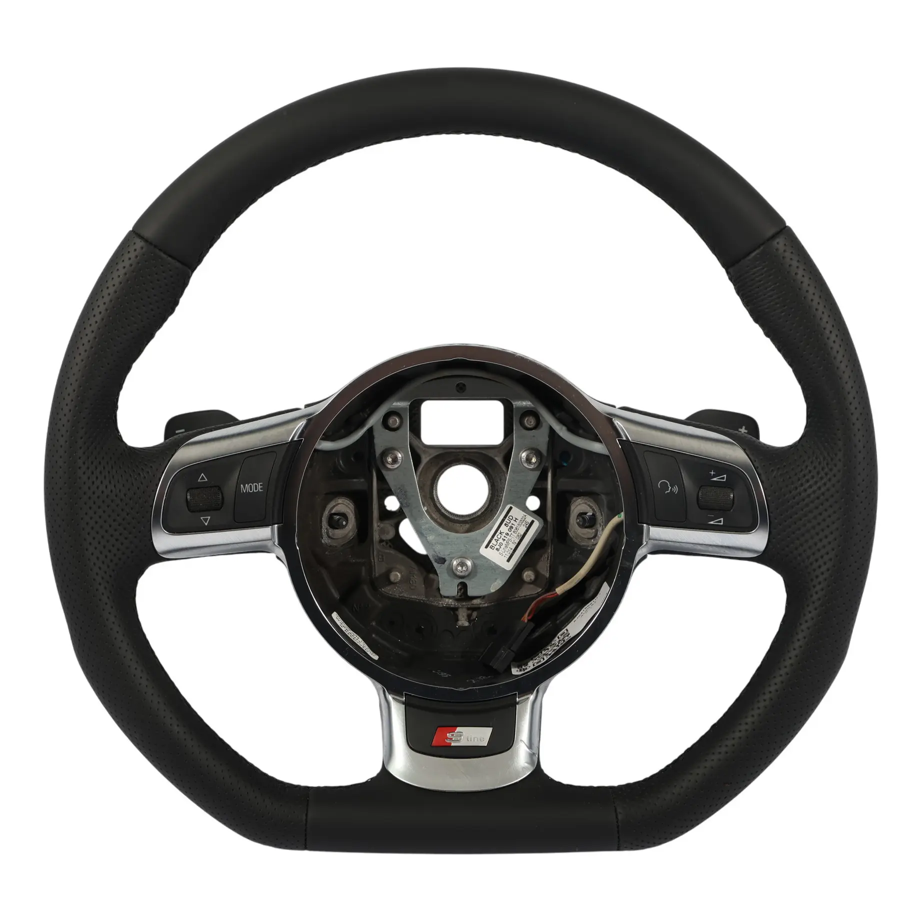 Volant Audi A3 8P TT 8J S-Line NEUF Cuir Noir Bas Plat 8J0419091H