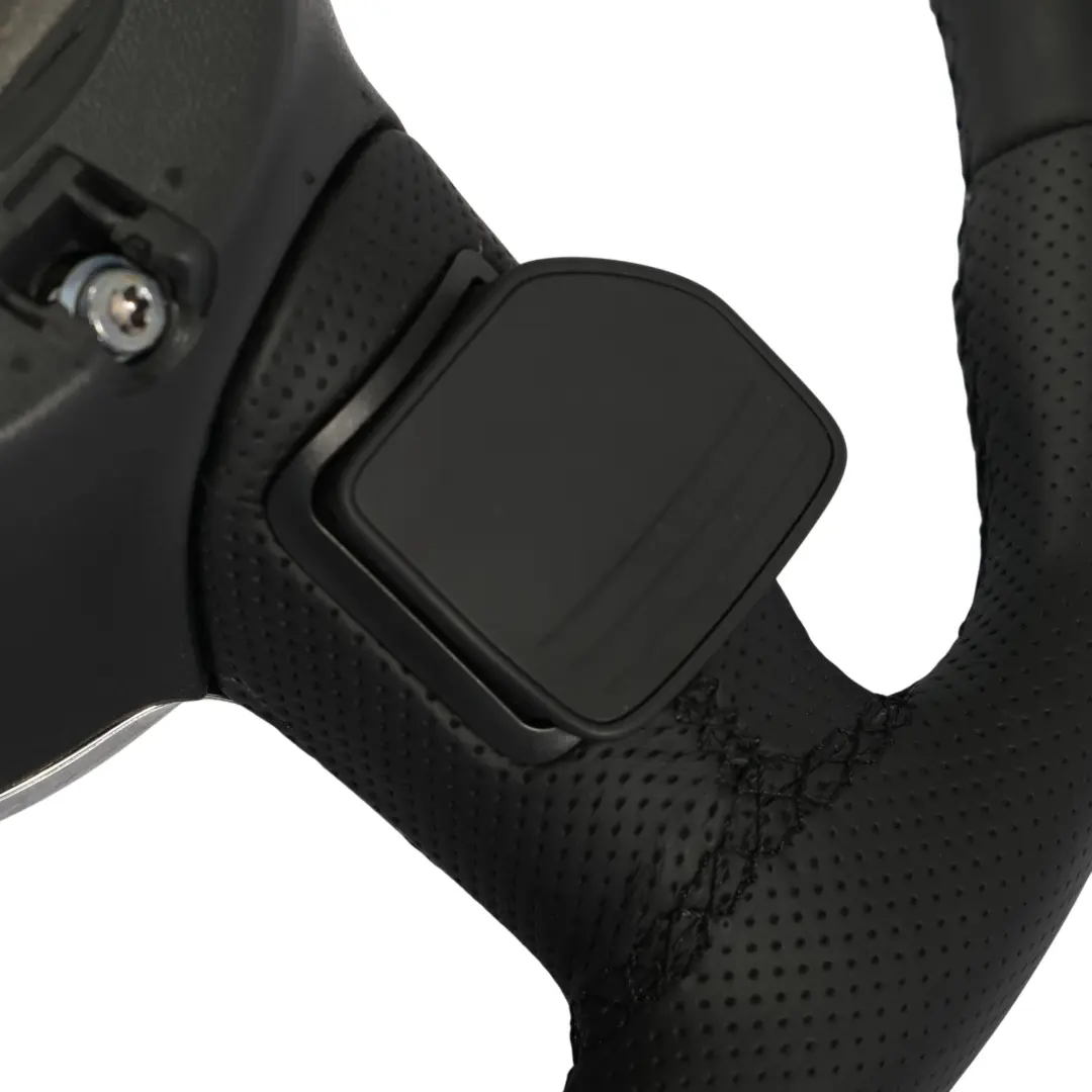  Steering Wheel Audi A3 8P TT 8J S-line NEW Black Leather Flat Bottom - SKU 8J0419091H-1 - Part number 8J0419091H
