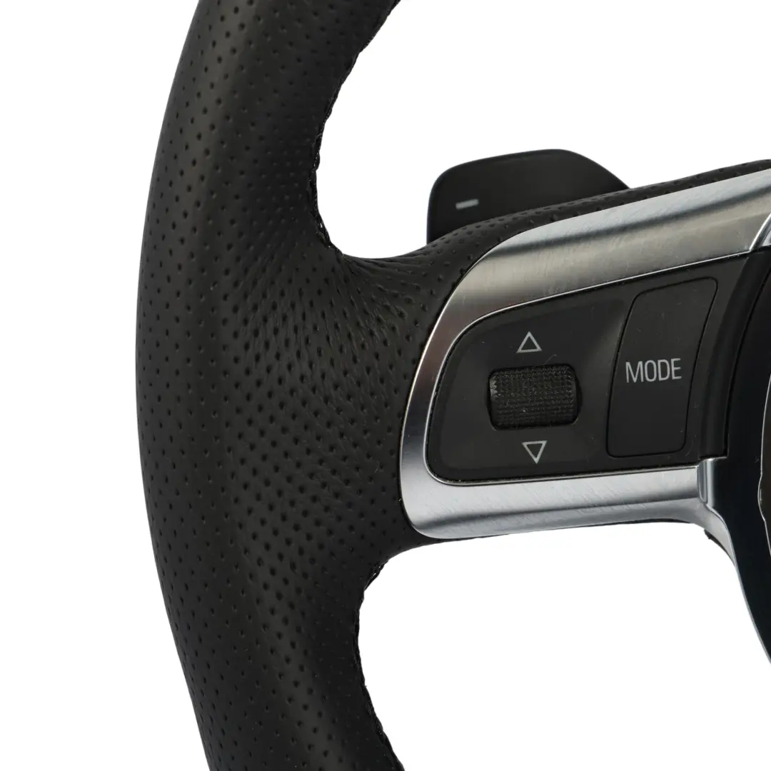  Steering Wheel Audi A3 8P TT 8J S-line NEW Black Leather Flat Bottom - SKU 8J0419091H-1 - Part number 8J0419091H