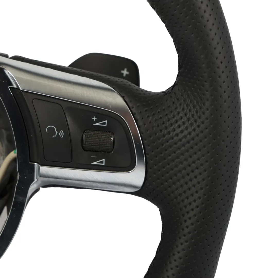 NUEVO Cuero Negro Fondo Plano para Volante Audi A3 8P TT 8J S-Line con número de pieza 8J0419091H Volante Audi A3 8P TT 8J S-Line NUEVO Cuero Negro Fondo Plano - SKU 8J0419091H-1 - Número de pieza 8J0419091H