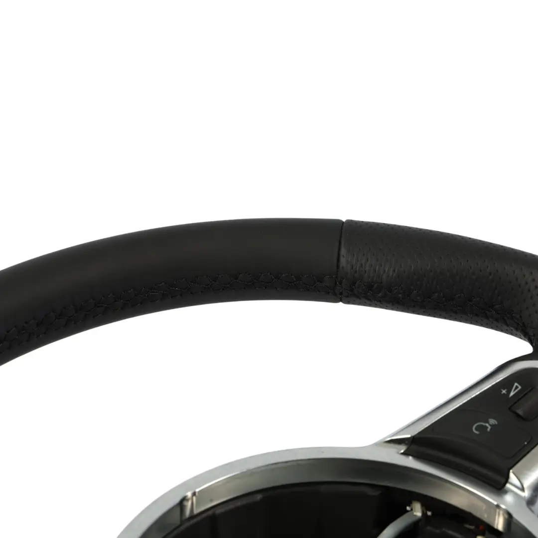 Steering Wheel Audi A3 8P TT 8J S-line NEW Black Leather Flat Bottom to with Part number 8J0419091H Steering Wheel Audi A3 8P TT 8J S-line NEW Black Leather Flat Bottom - SKU 8J0419091H-1 - Part number 8J0419091H