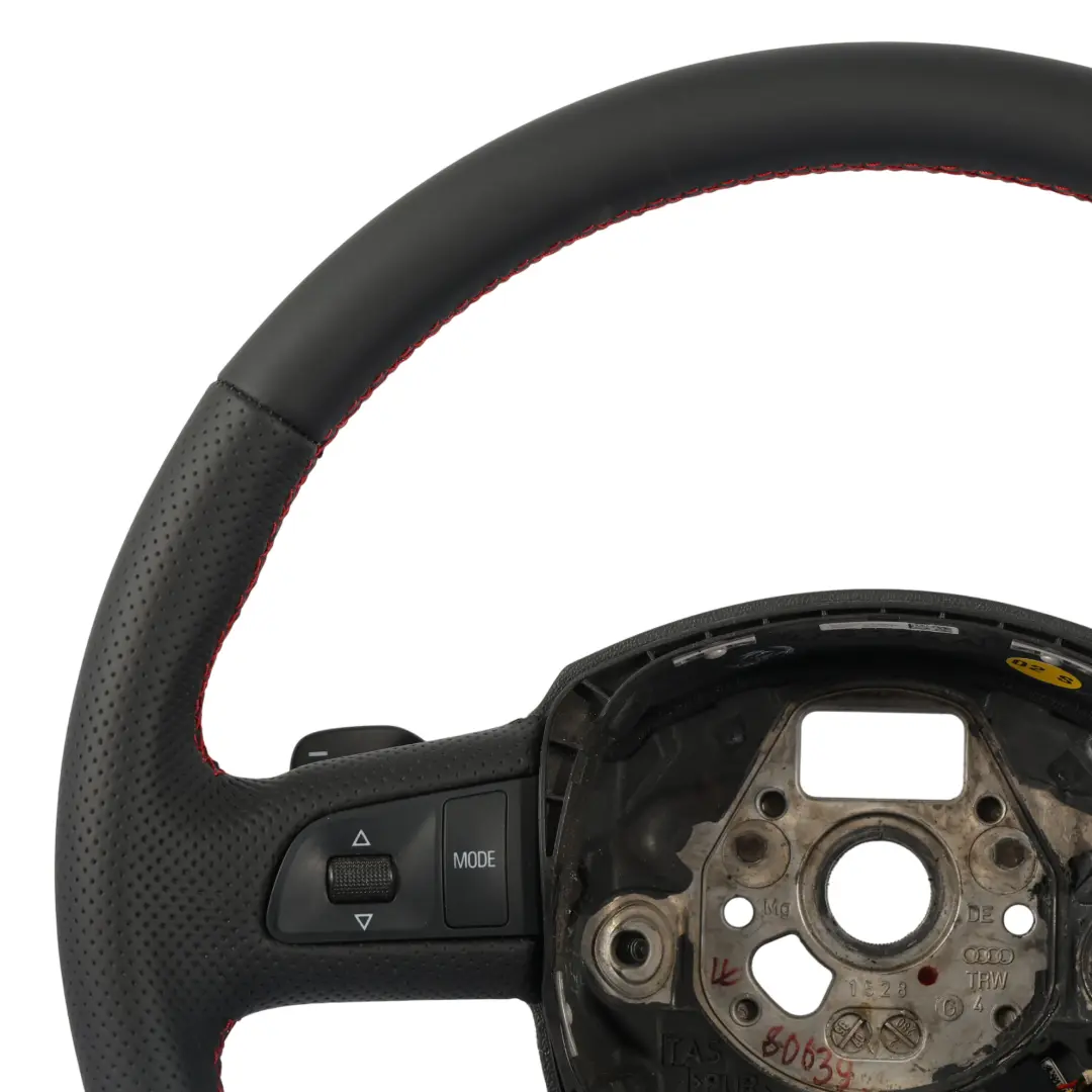 NUEVO Cuero Palanca de Cambio para Audi A4 B8 A6 C6 Volante S-Line con número de pieza 8K0419091AK Audi A4 B8 A6 C6 Volante S-Line NUEVO Cuero Palanca de Cambio - SKU 8K0419091AK-1 - Número de pieza 8K0419091AK