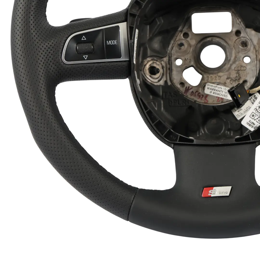 Audi A4 B8 A5 8T Volante S-Line NUOVO Paddle In Pelle Nera - SKU 8K0419091BB-2 - Numero di parte 8K0419091BB