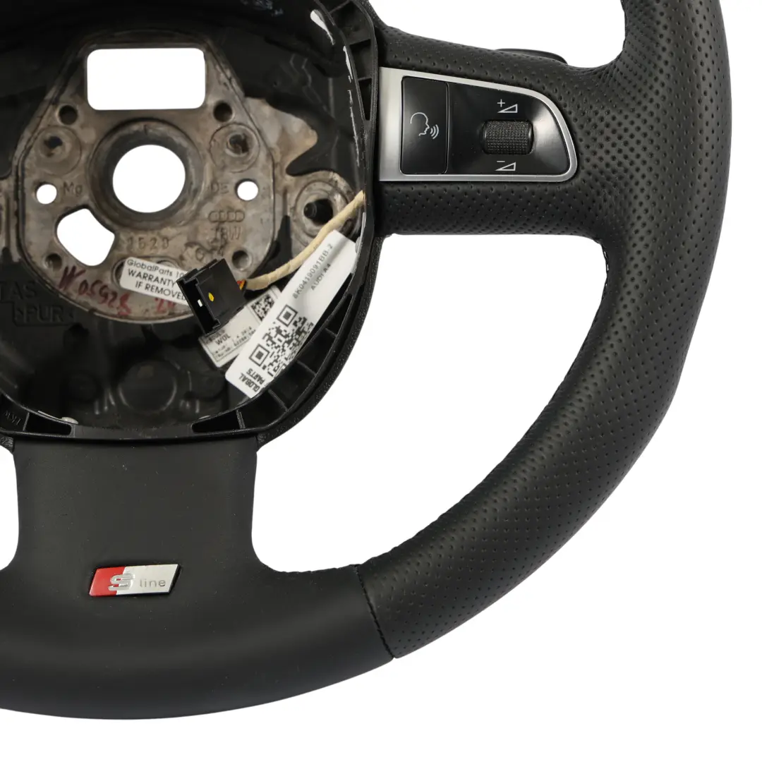 Audi A4 B8 A5 8T Volante S-Line NUOVO Paddle In Pelle Nera - SKU 8K0419091BB-2 - Numero di parte 8K0419091BB