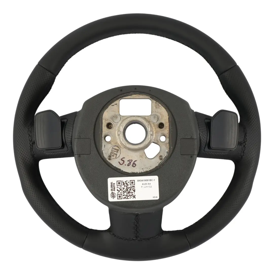  Volant Audi A4 A5 S-Line NEUF Cuir Noir Palettes changement vitesse - SKU 8K0419091BC-1 - Numéro de pièce 8K0419091BC