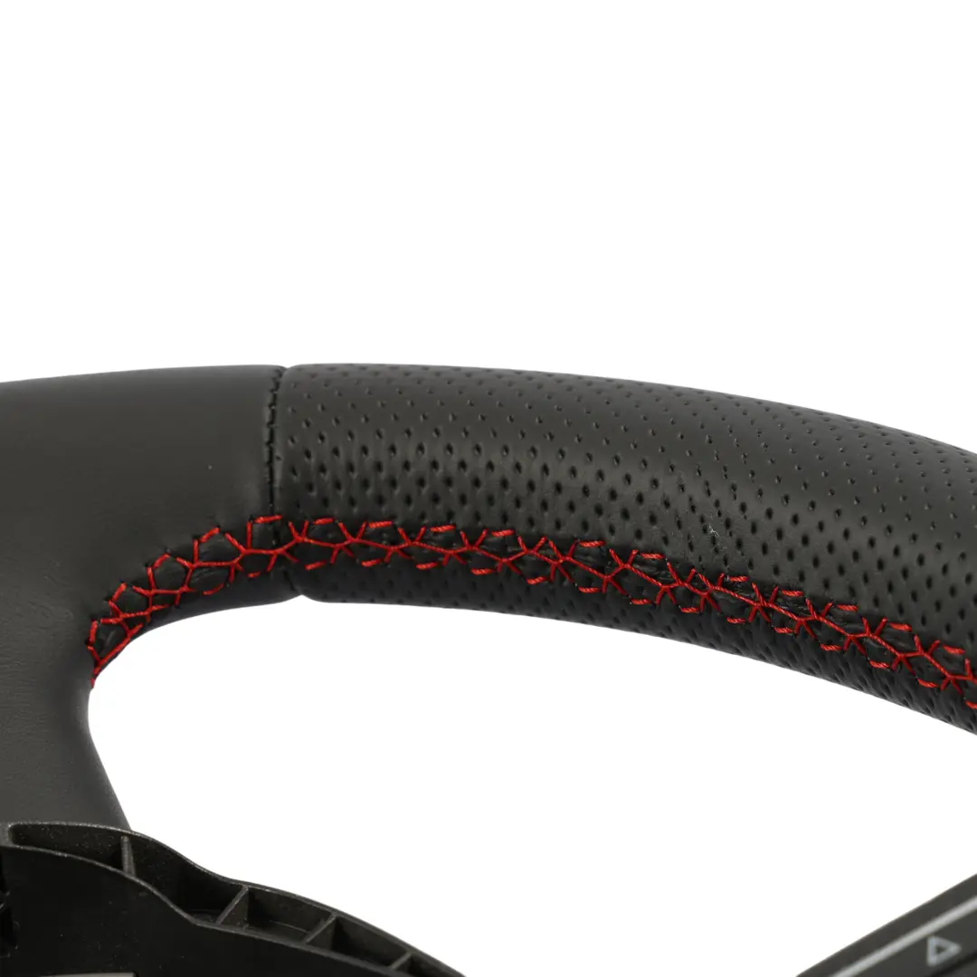 Audi A4 B8 A5 8T Steering Wheel S-Line NEW Black Leather Red Threads - SKU 8K0419091BC-2 - Part number 8K0419091BC