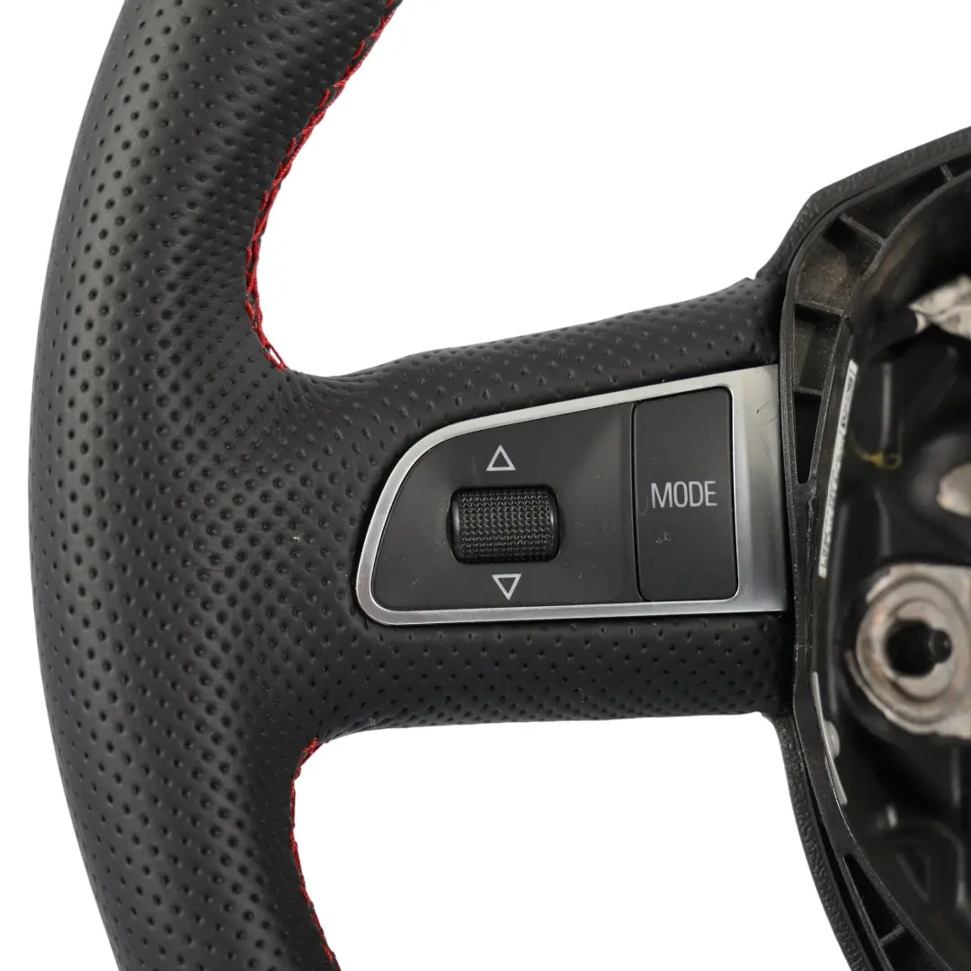 Audi A4 B8 A5 8T Volante S-Line NUOVO Pelle Nera Fili Rossi - SKU 8K0419091BC-2 - Numero di parte 8K0419091BC