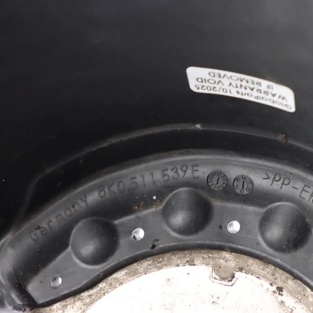 Audi A4 B8 Protector Impactos Piedras Muelle Trasero Izquierdo - SKU 8K0511539E - Número de pieza 8K0511539E