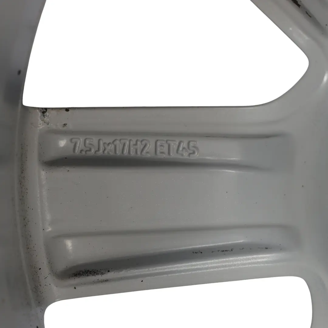 Audi A4 B8 A5 8T Silberne Leichtmetallfelge Alufelge 17" ET:45 7,5J - SKU 8K0601025B-1 - Teilenummer 8K0601025B
