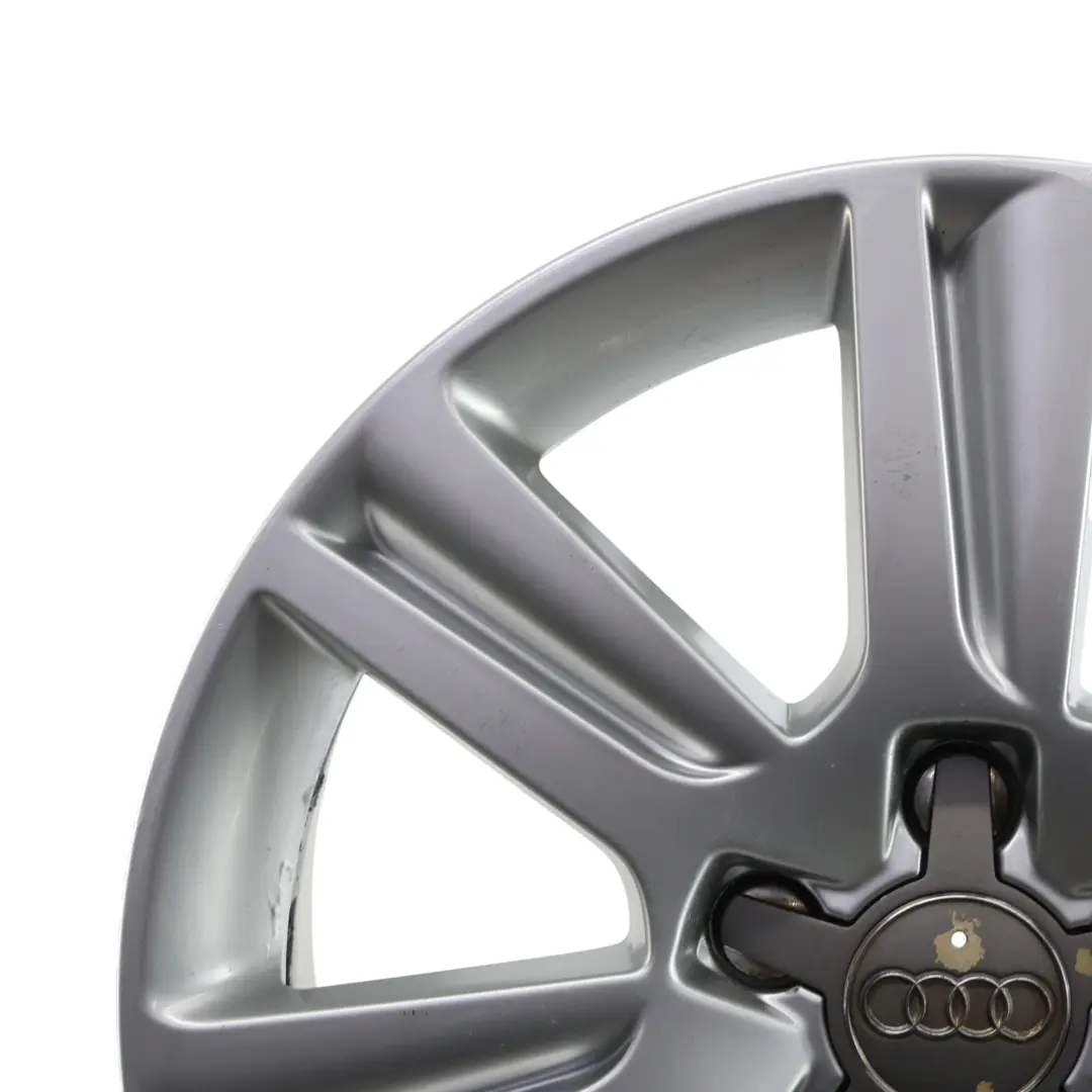 Audi A4 B8 A5 8T Llanta de aleación plateada 17" ET:45 7,5J 8K0601025B - SKU 8K0601025B-2 - Número de pieza 8K0601025B-2