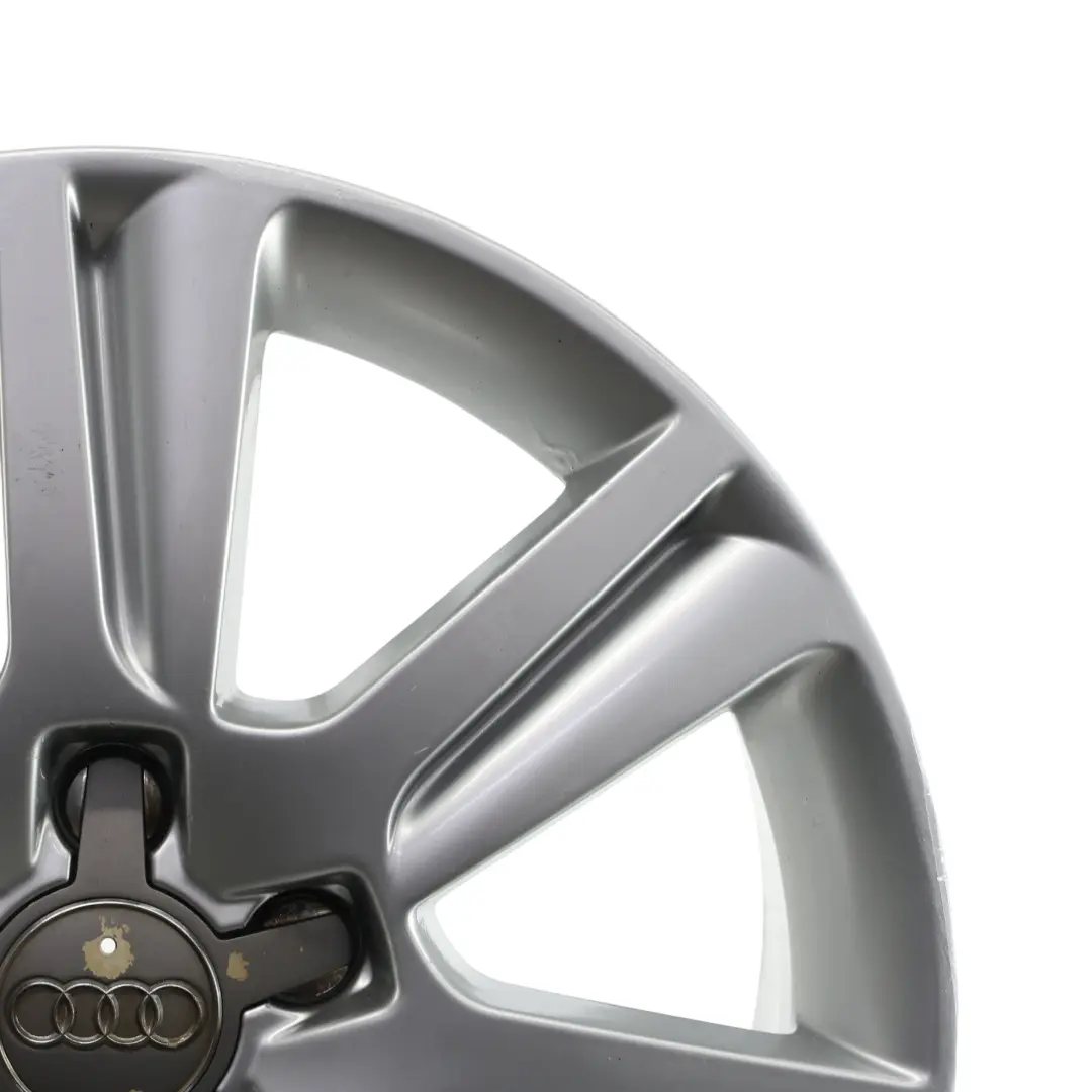 Audi A4 B8 A5 8T Argento Cerchio in lega 17" ET:45 7,5J 8K0601025B - SKU 8K0601025B-2 - Numero di parte 8K0601025B-2