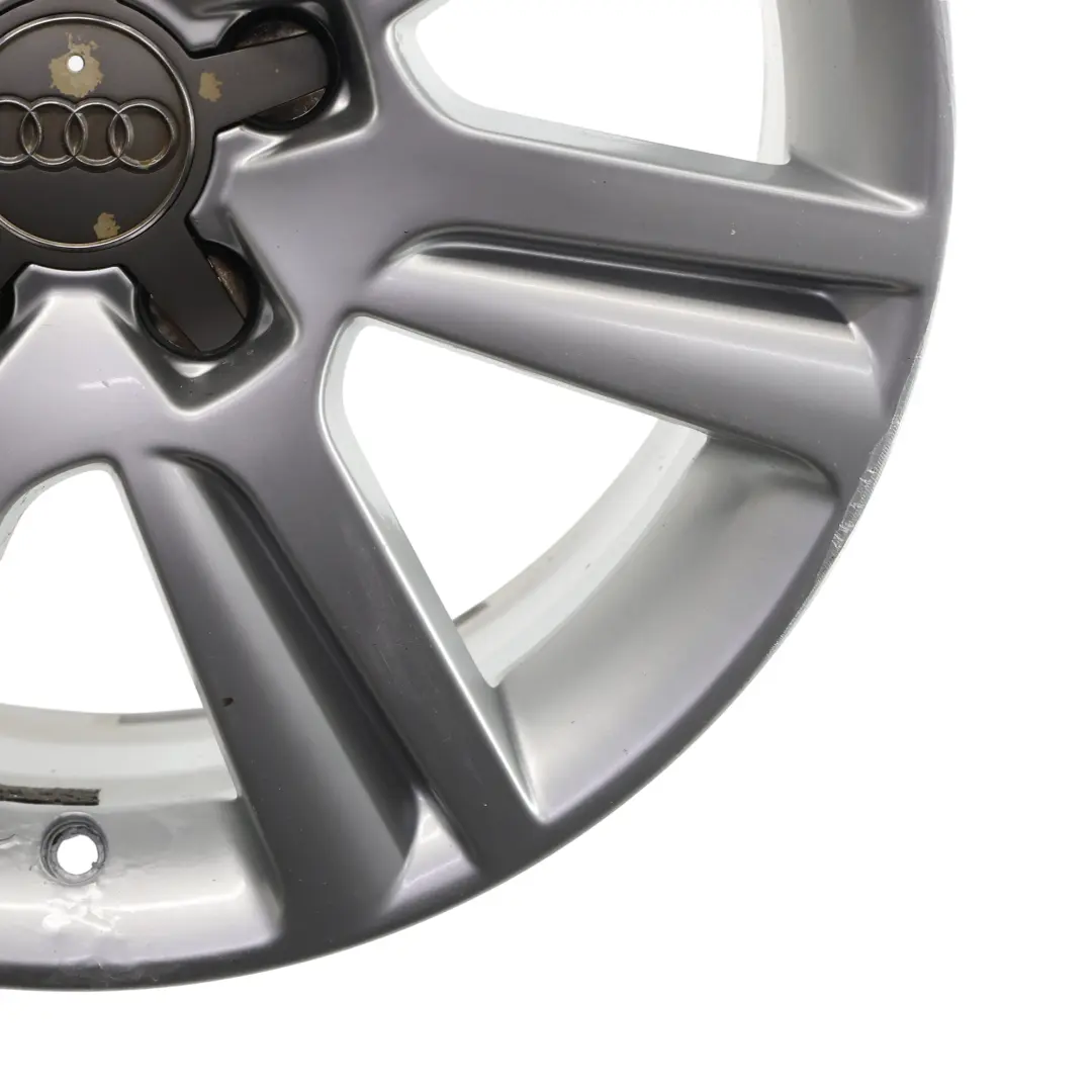 Audi A4 B8 A5 8T Argento Cerchio in lega 17" ET:45 7,5J 8K0601025B - SKU 8K0601025B-2 - Numero di parte 8K0601025B-2