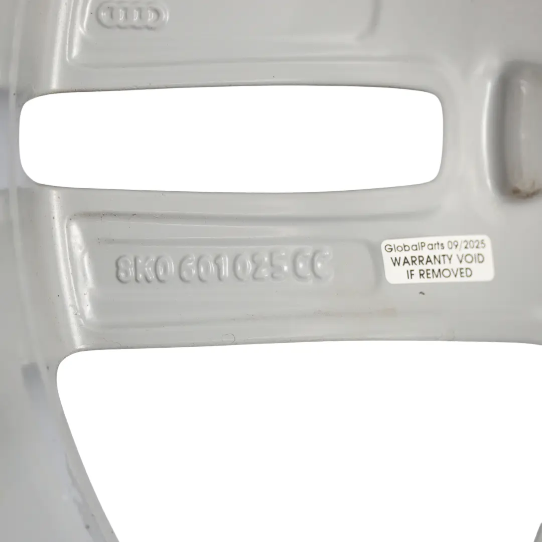 Audi A4 B8 A5 8T Llanta De Aleación 18" ET:47 8J Plata - SKU 8K0601025CC-1 - Número de pieza 8K0601025CC