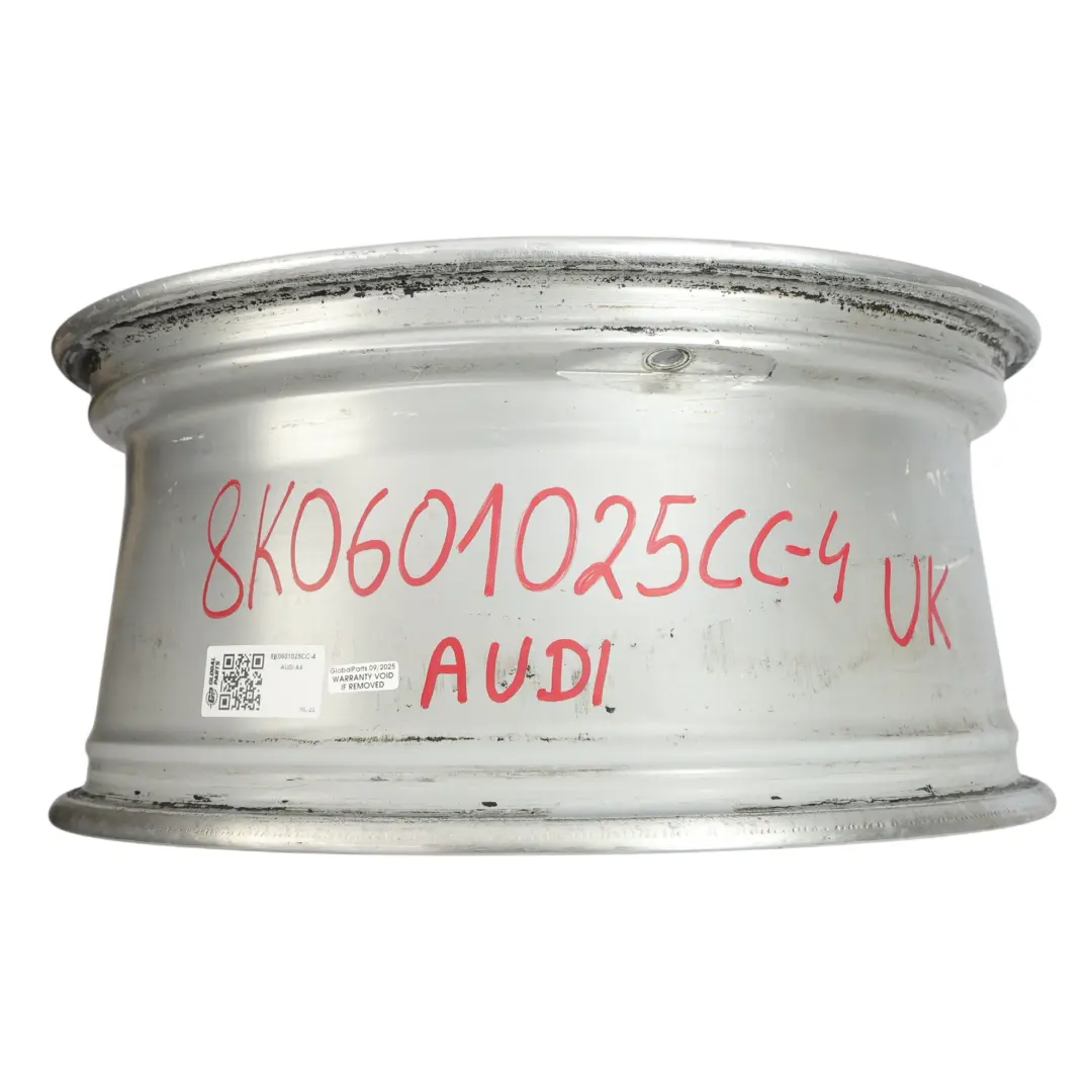 Rim Alloy 18" 8J ET:47 to Audi A4 B8 A5 8T Silver Wheel with Part number 8K0601025CC Audi A4 B8 A5 8T Silver Wheel Rim Alloy 18" 8J ET:47 - SKU 8K0601025CC-4 - Part number 8K0601025CC