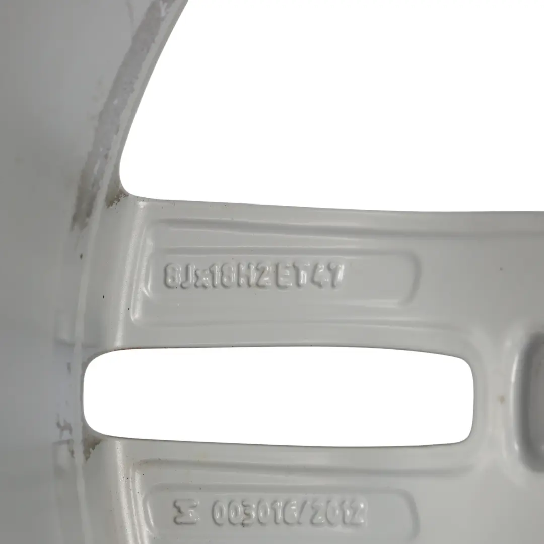 Rim Alloy 18" 8J ET:47 to Audi A4 B8 A5 8T Silver Wheel with Part number 8K0601025CC Audi A4 B8 A5 8T Silver Wheel Rim Alloy 18" 8J ET:47 - SKU 8K0601025CC-4 - Part number 8K0601025CC