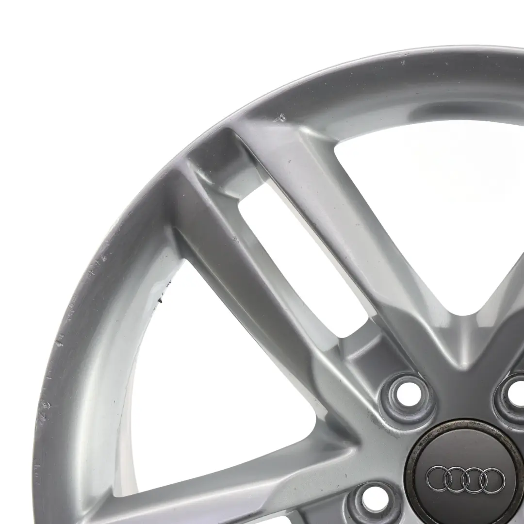 Audi A4 B8 A5 8T Silver Wheel Rim Alloy 18" 8J ET:47 - SKU 8K0601025CC-4 - Part number 8K0601025CC