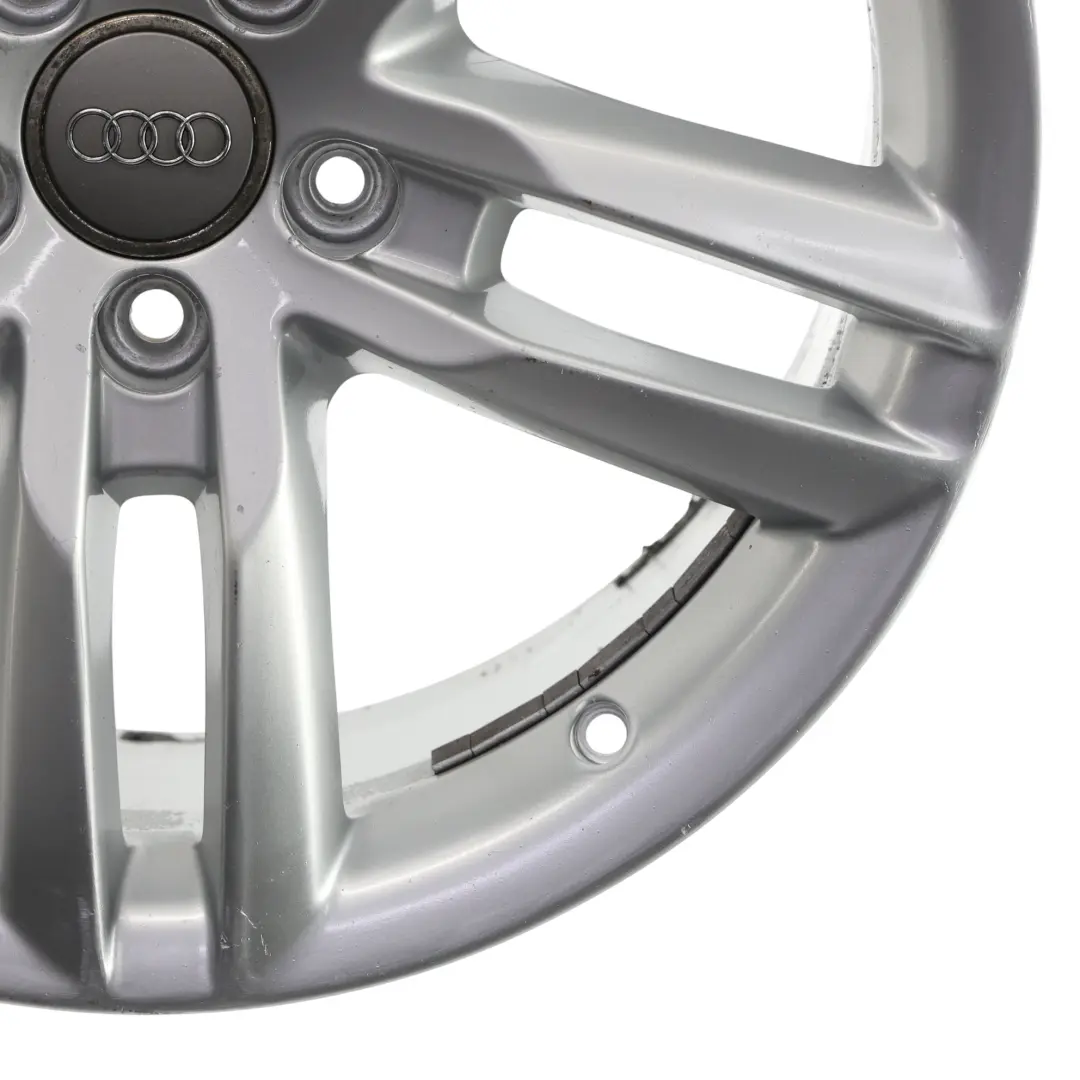 Rim Alloy 18" 8J ET:47 to Audi A4 B8 A5 8T Silver Wheel with Part number 8K0601025CC Audi A4 B8 A5 8T Silver Wheel Rim Alloy 18" 8J ET:47 - SKU 8K0601025CC-4 - Part number 8K0601025CC