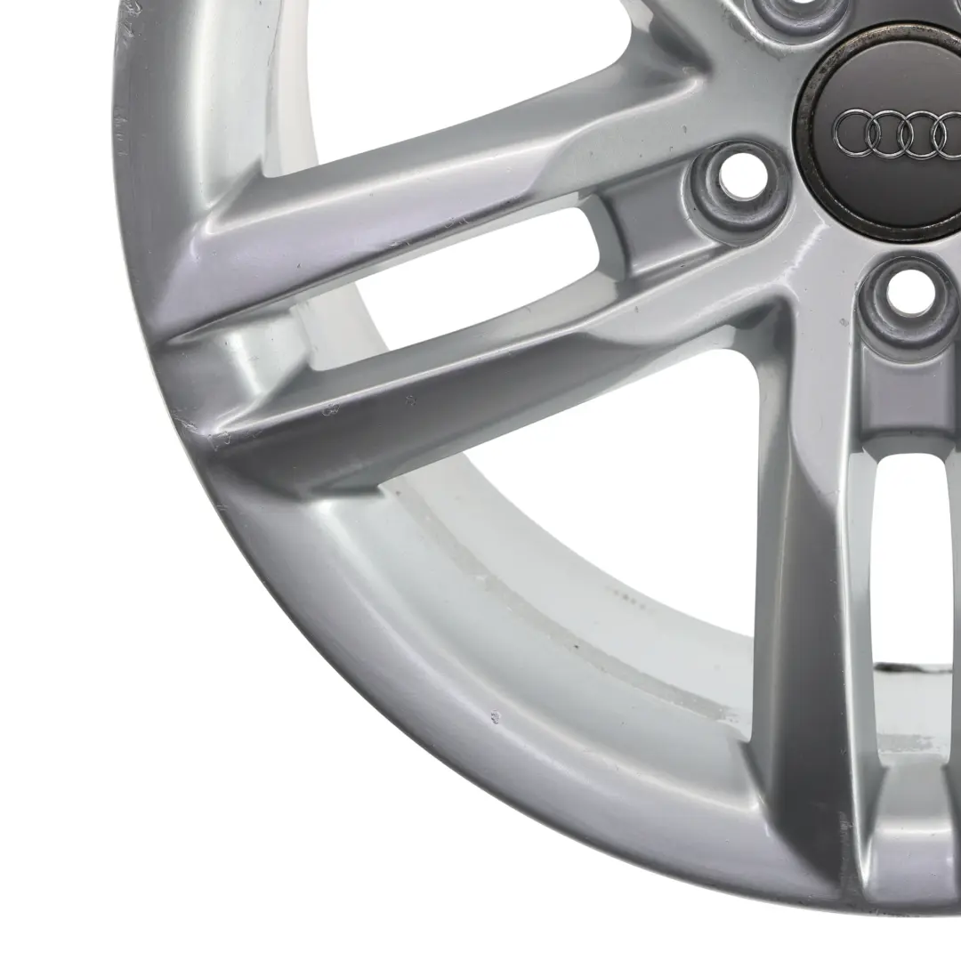 Rim Alloy 18" 8J ET:47 to Audi A4 B8 A5 8T Silver Wheel with Part number 8K0601025CC Audi A4 B8 A5 8T Silver Wheel Rim Alloy 18" 8J ET:47 - SKU 8K0601025CC-4 - Part number 8K0601025CC