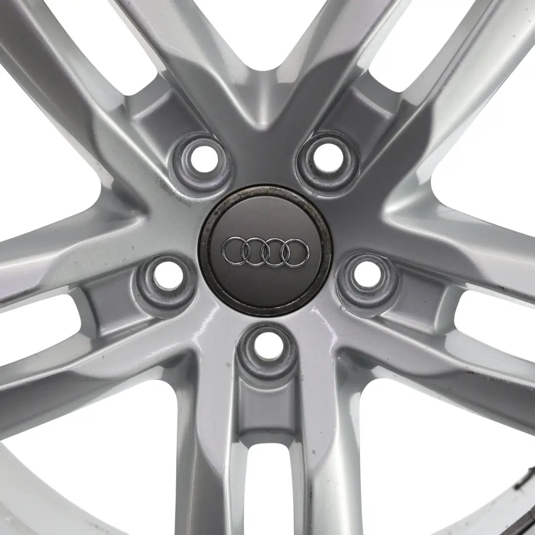 Rim Alloy 18" 8J ET:47 to Audi A4 B8 A5 8T Silver Wheel with Part number 8K0601025CC Audi A4 B8 A5 8T Silver Wheel Rim Alloy 18" 8J ET:47 - SKU 8K0601025CC-4 - Part number 8K0601025CC