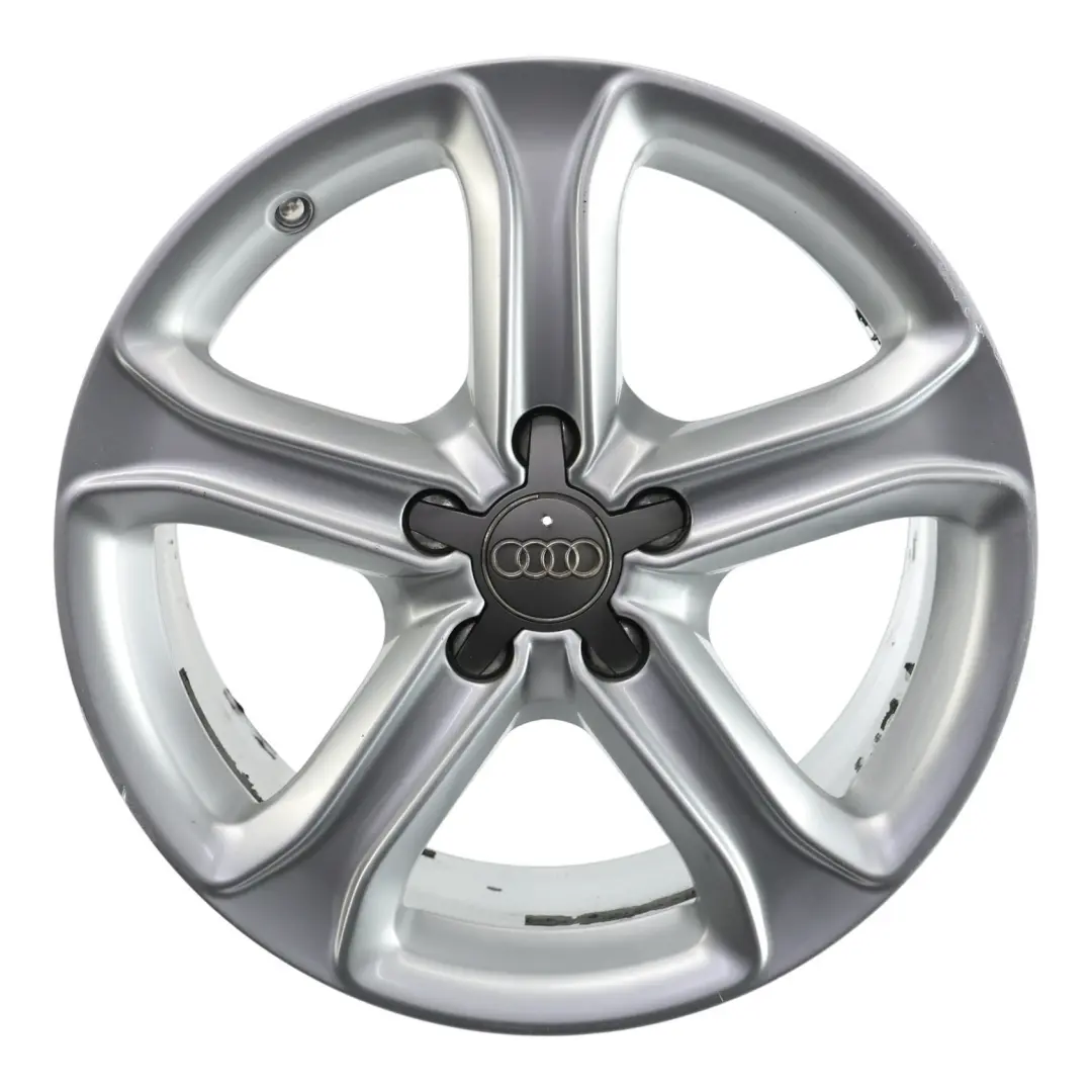 Audi A4 B8 8K Silver Wheel Alloy Rim 17" ET:45 7,5J Star Spoke - SKU 8K0601025CE-3 - Part number 8K0601025CE