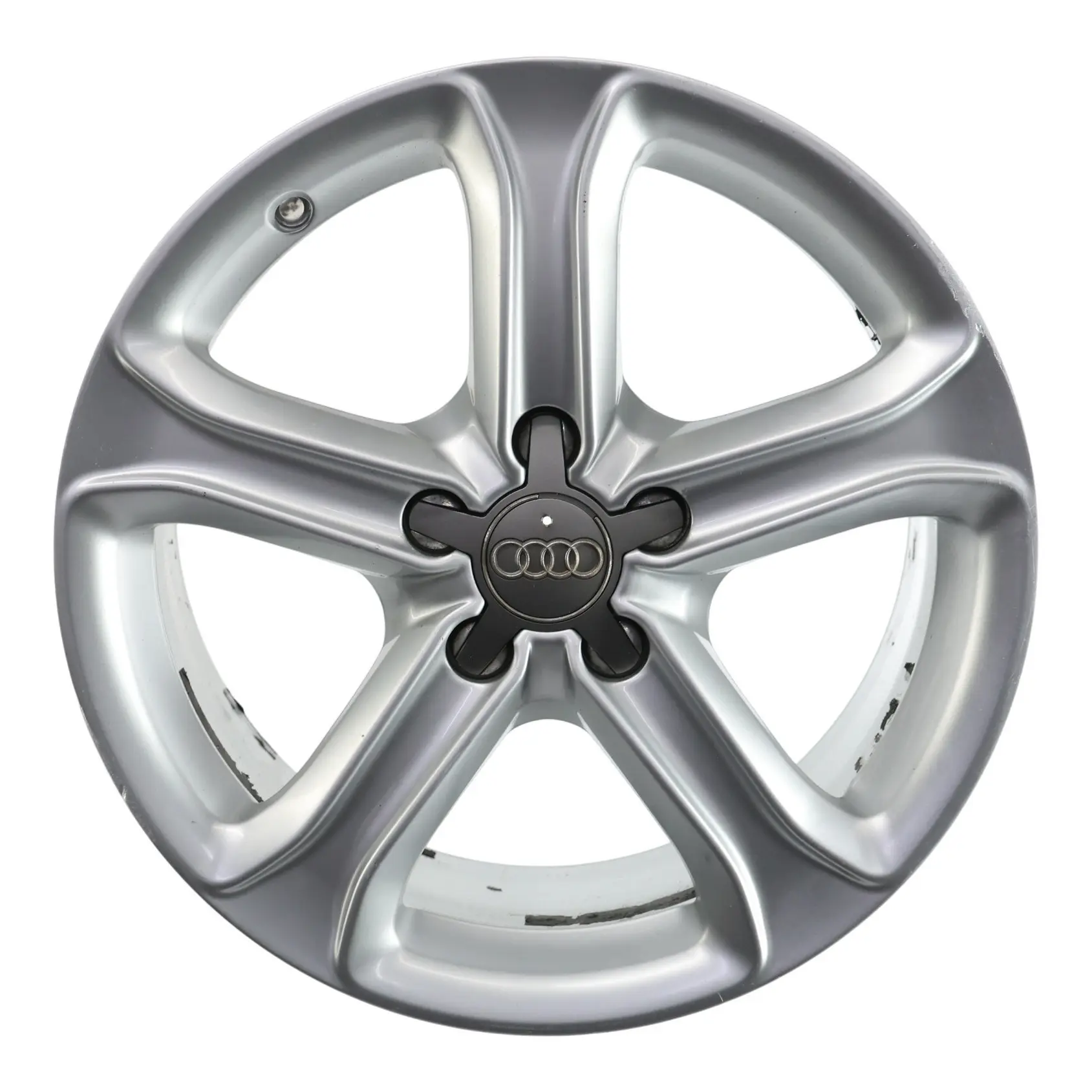 Audi A4 B8 8K Silver Wheel Alloy Rim 17" ET:45 7,5J Star Spoke 8K0601025CE