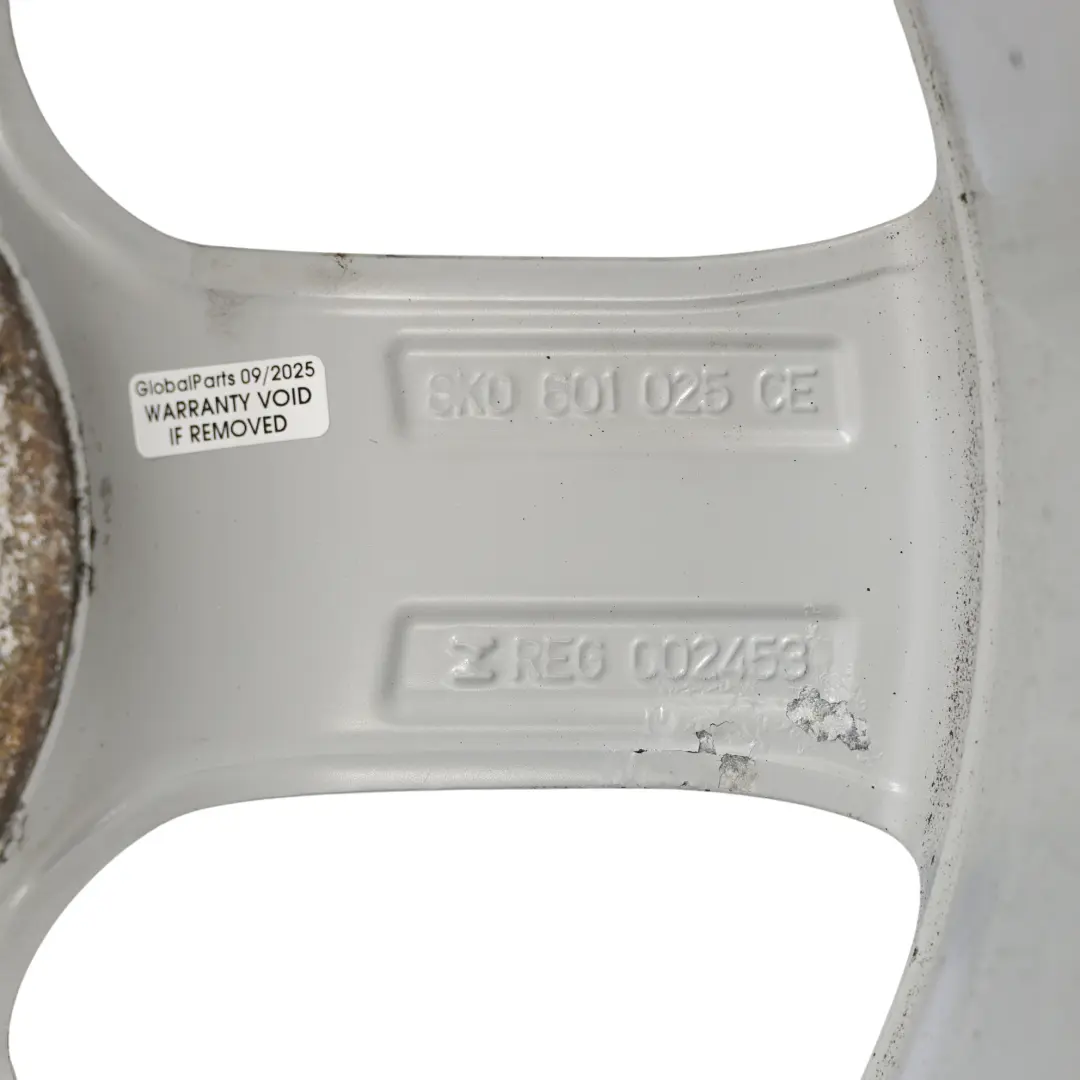 Audi A4 B8 8K Silver Wheel Alloy Rim 17" ET:45 7,5J Star Spoke - SKU 8K0601025CE-3 - Part number 8K0601025CE