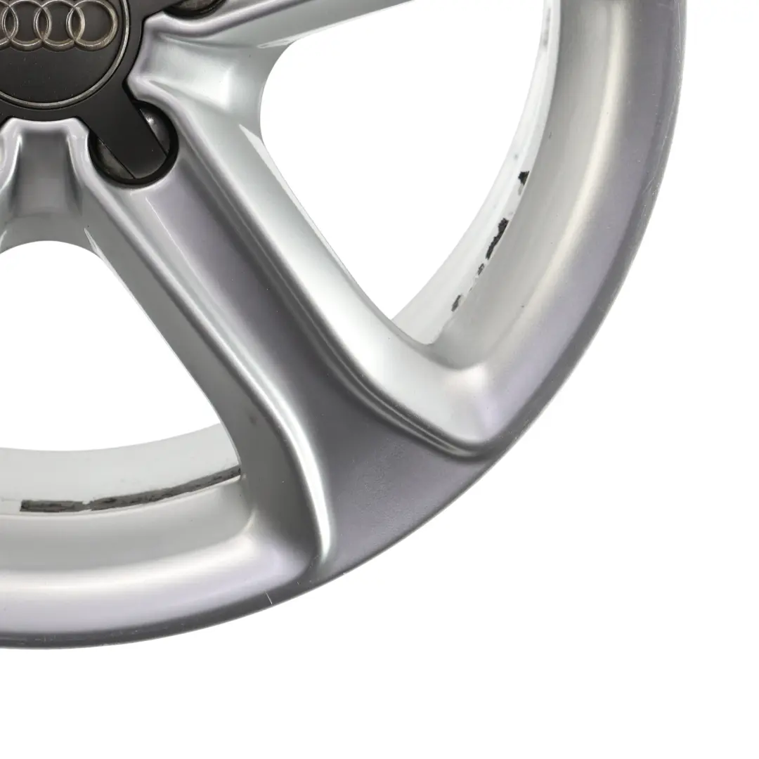 Audi A4 B8 8K Silver Wheel Alloy Rim 17" ET:45 7,5J Star Spoke - SKU 8K0601025CE-3 - Part number 8K0601025CE