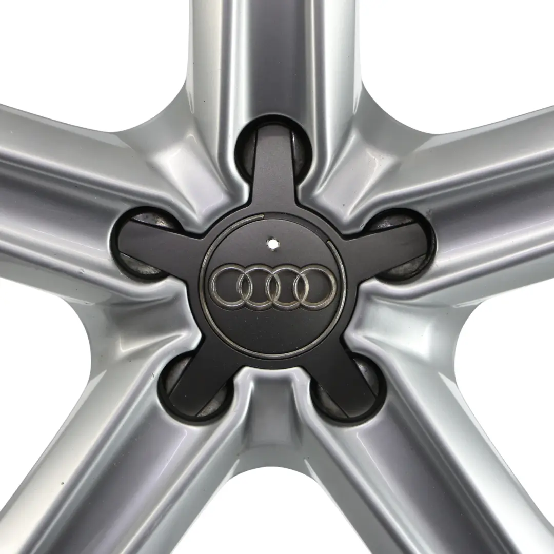 Audi A4 B8 8K Silver Wheel Alloy Rim 17" ET:45 7,5J Star Spoke - SKU 8K0601025CE-3 - Part number 8K0601025CE
