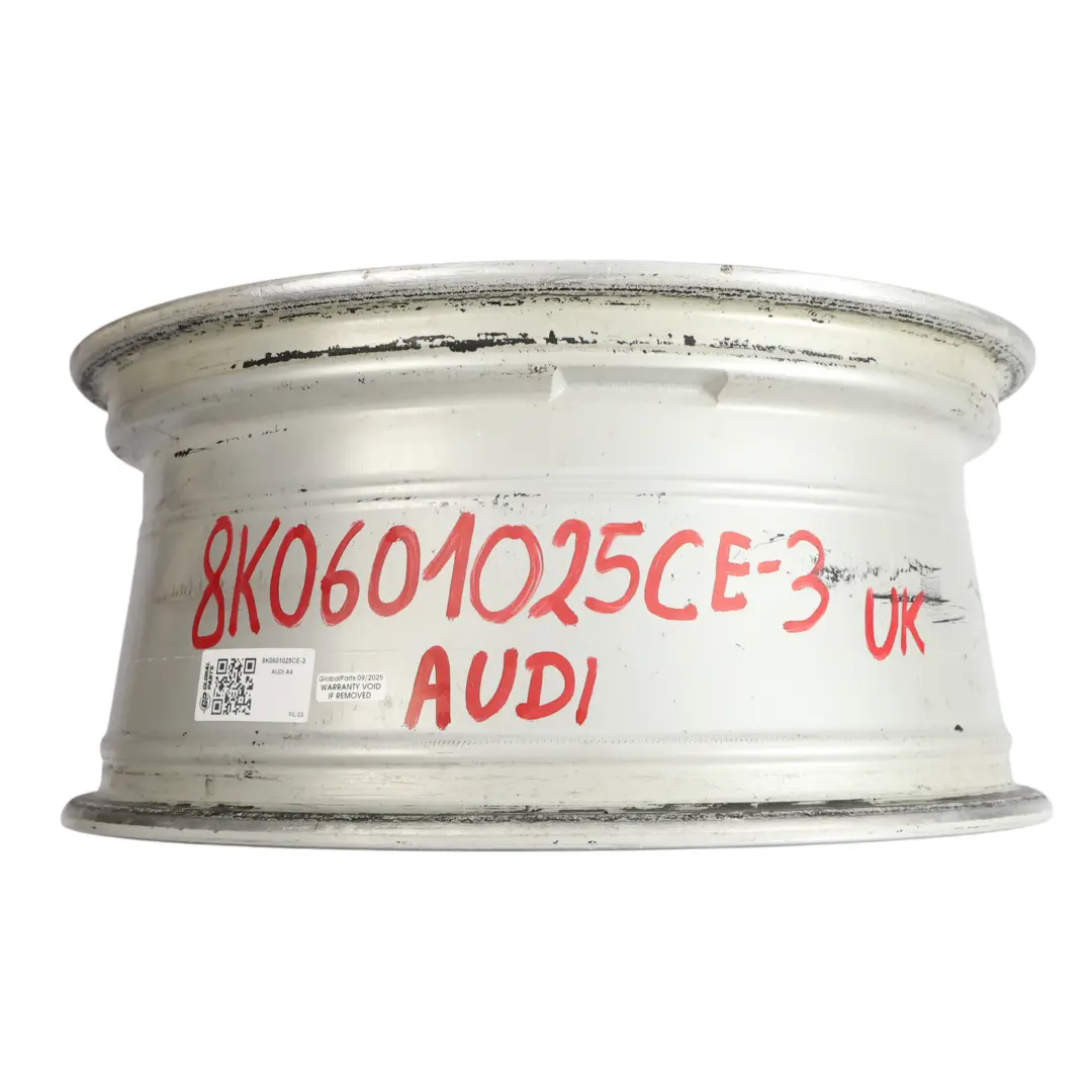 Audi A4 B8 8K Silver Wheel Alloy Rim 17" ET:45 7,5J Star Spoke - SKU 8K0601025CE-3 - Part number 8K0601025CE
