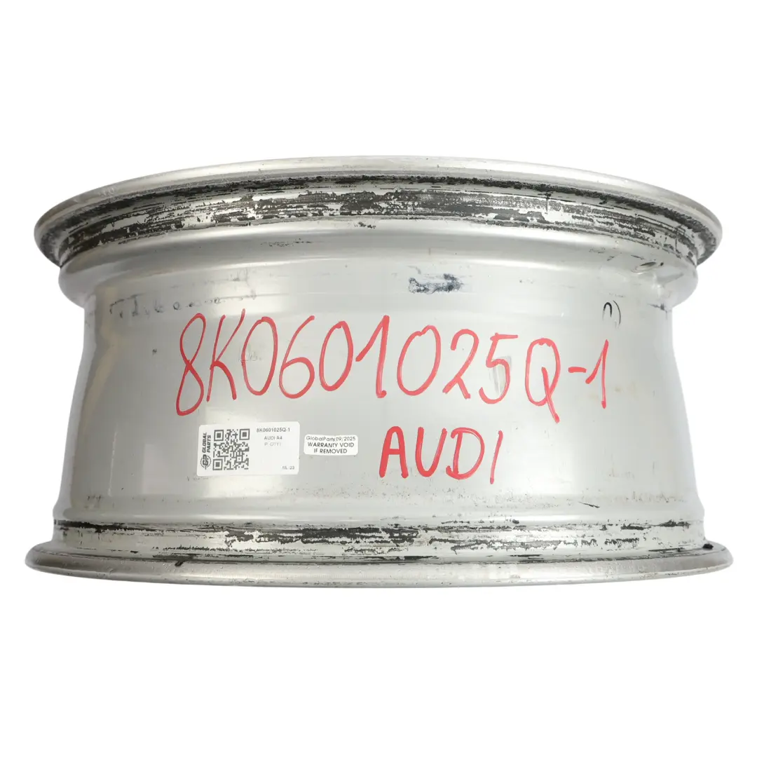 Audi A4 B8 Silberne Alufelge 18" ET:47 8J Sternspeiche - SKU 8K0601025Q-1 - Teilenummer 8K0601025Q