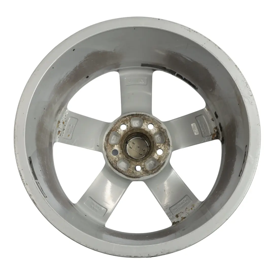 Audi A4 B8 Silberne Alufelge 18" ET:47 8J Sternspeiche - SKU 8K0601025Q-1 - Teilenummer 8K0601025Q