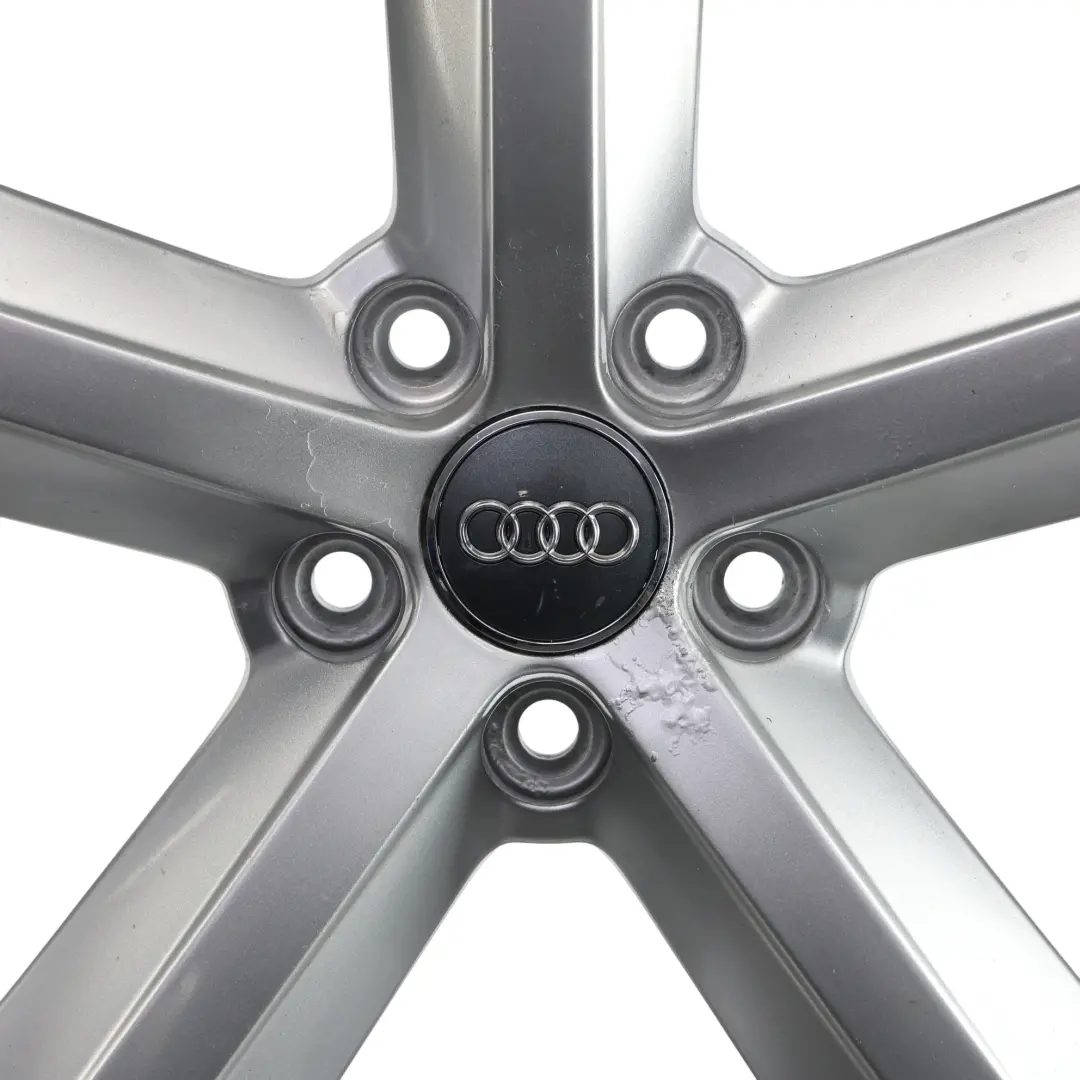 Audi A4 B8 Silberne Alufelge 18" ET:47 8J Sternspeiche - SKU 8K0601025Q-1 - Teilenummer 8K0601025Q