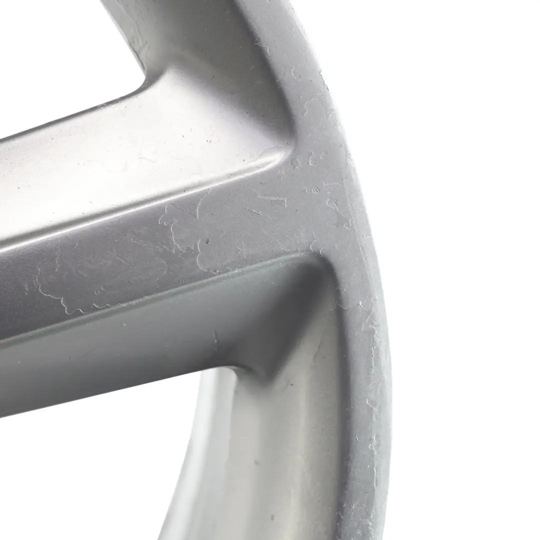 Audi A4 B8 8K Silver Wheel Alloy Rim 18" ET:47 8J Star Spoke - SKU 8K0601025Q-1 - Part number 8K0601025Q