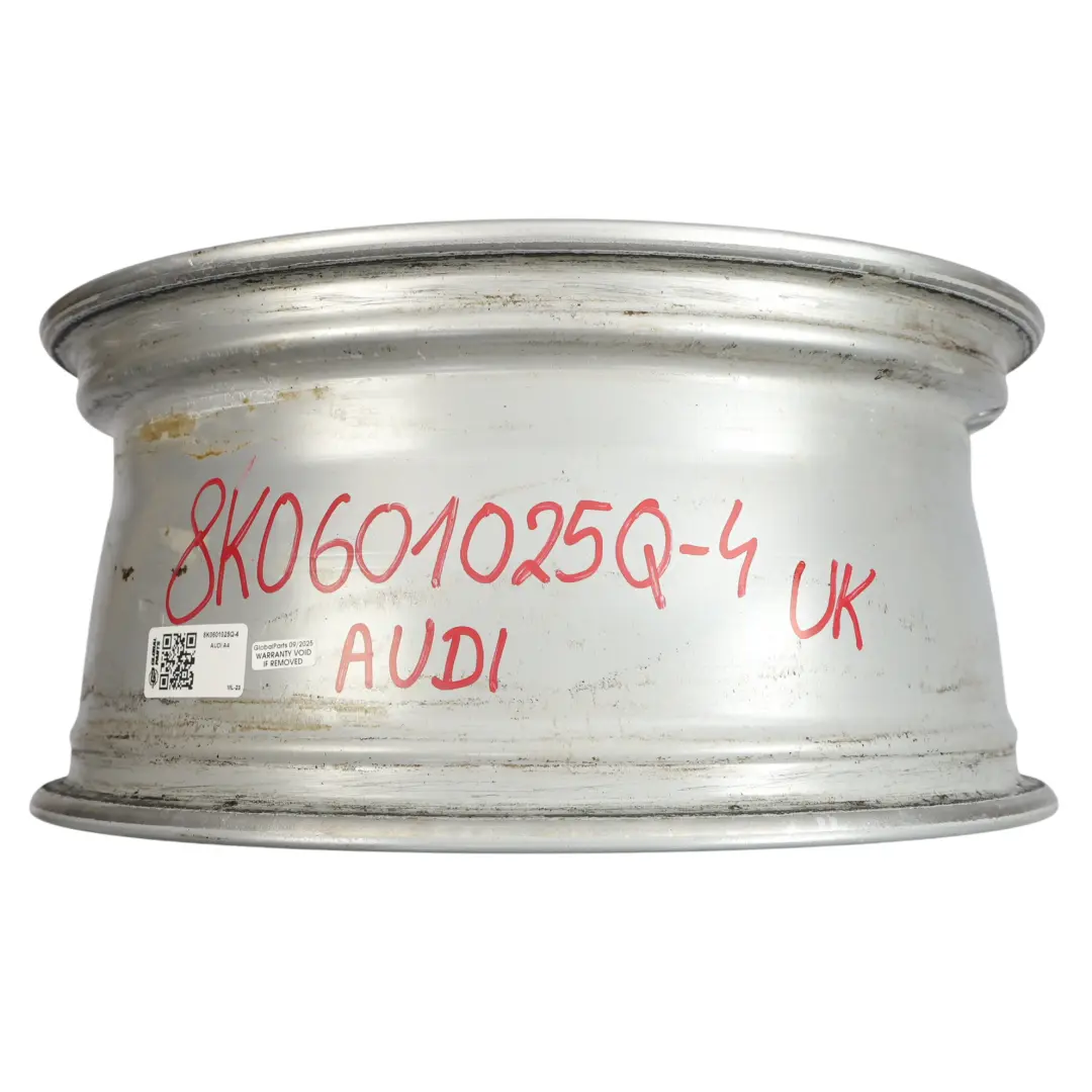 Audi A4 B8 8K Silver Wheel Alloy Rim 18" ET:47 8J Star Spoke - SKU 8K0601025Q-4 - Part number 8K0601025Q